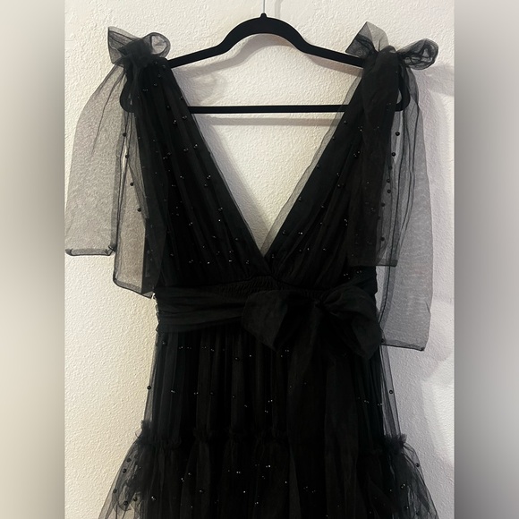 NWTs whimsigoth tulle tiered dress with ruffles and bows XL - Picture 7 of 9